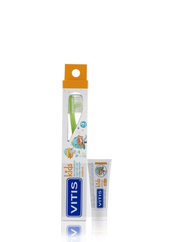 VITIS® Kids Zahnbürste + 8ml Zahnpasta