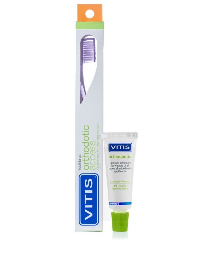 VITIS® orthodontic access zahnbürste in box