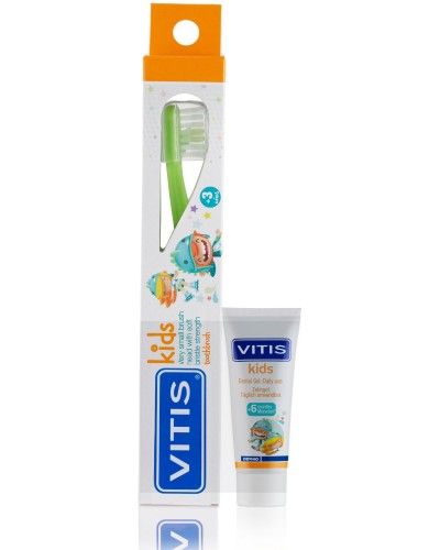 VITIS® Kids Zahnbürste + 8ml Zahnpasta